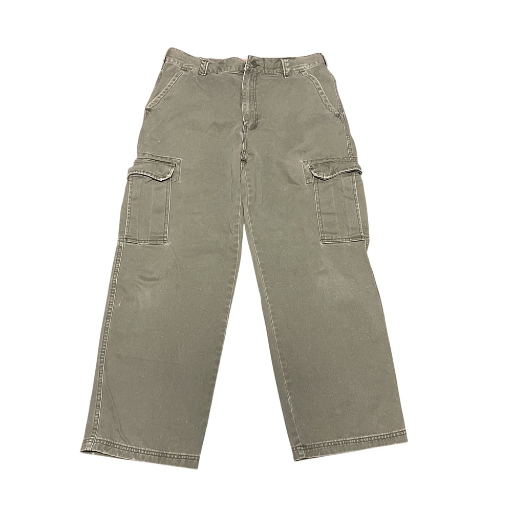 Vintage Y2K Mossimo Military Grunge Skater Cargo Pants 36X30 Green Tactical Army